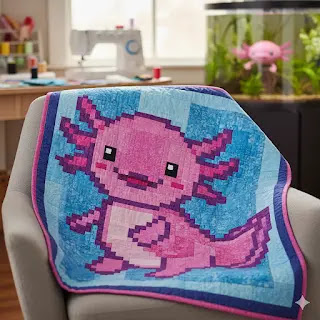 5 Most Adorable Axolotl Quilt Pattern Ideas for Pet Lovers 3