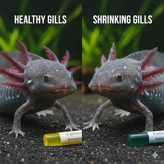 Axolotl’s Gills Shrinking
