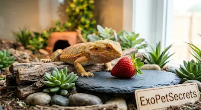Bearded Dragons Eat Strawberries