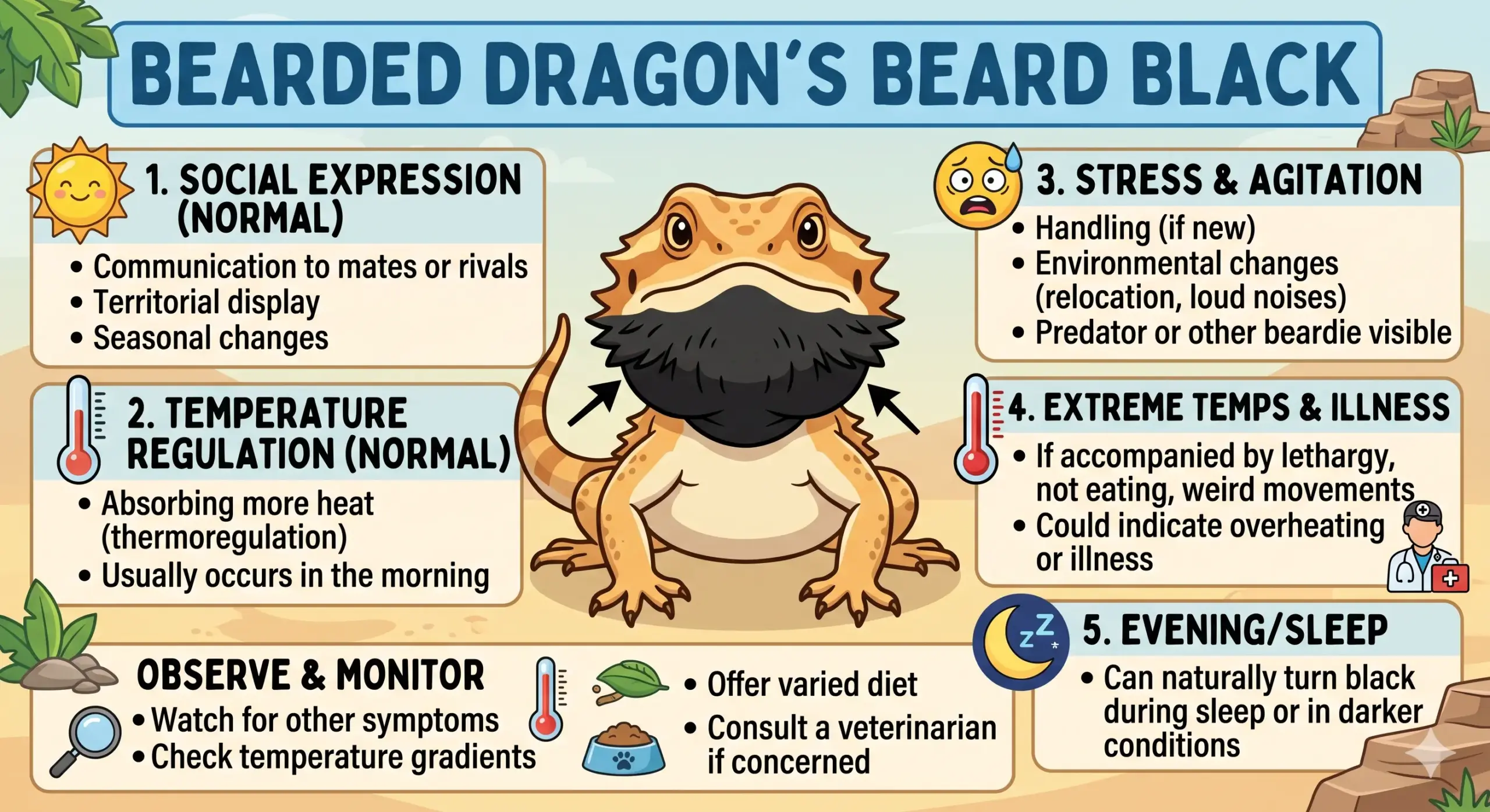 Bearded Dragon’s Beard Black