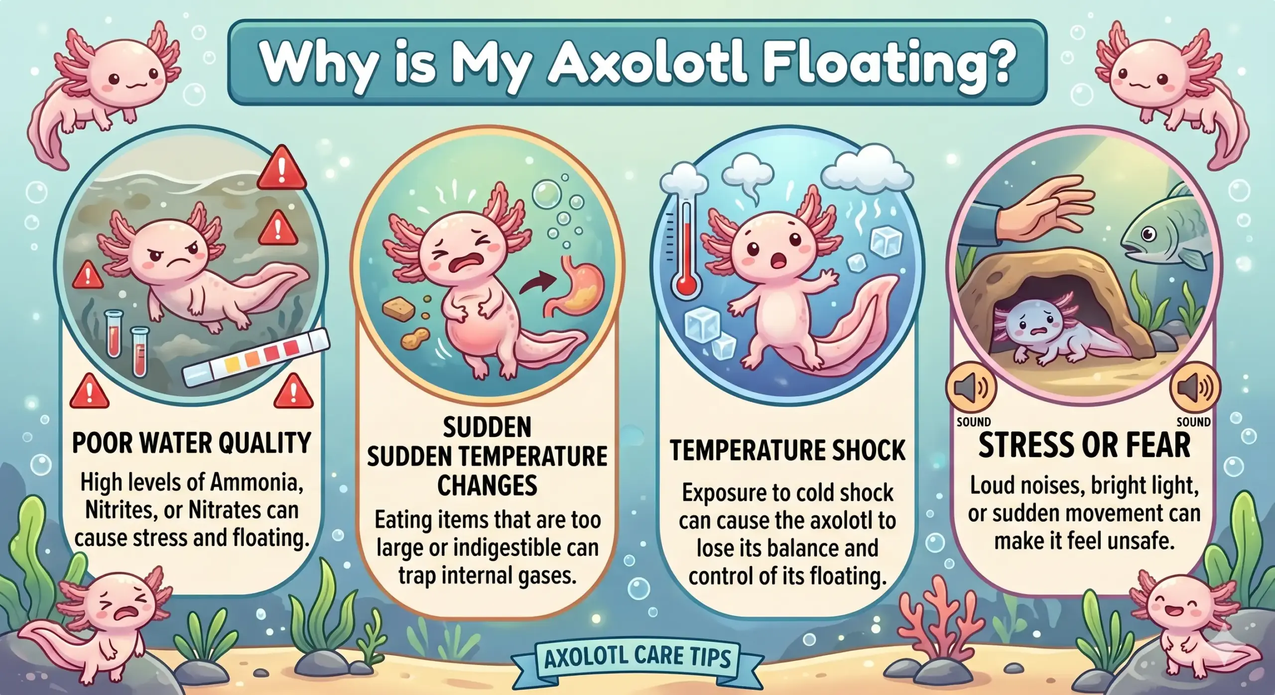 Why is My Axolotl Floating