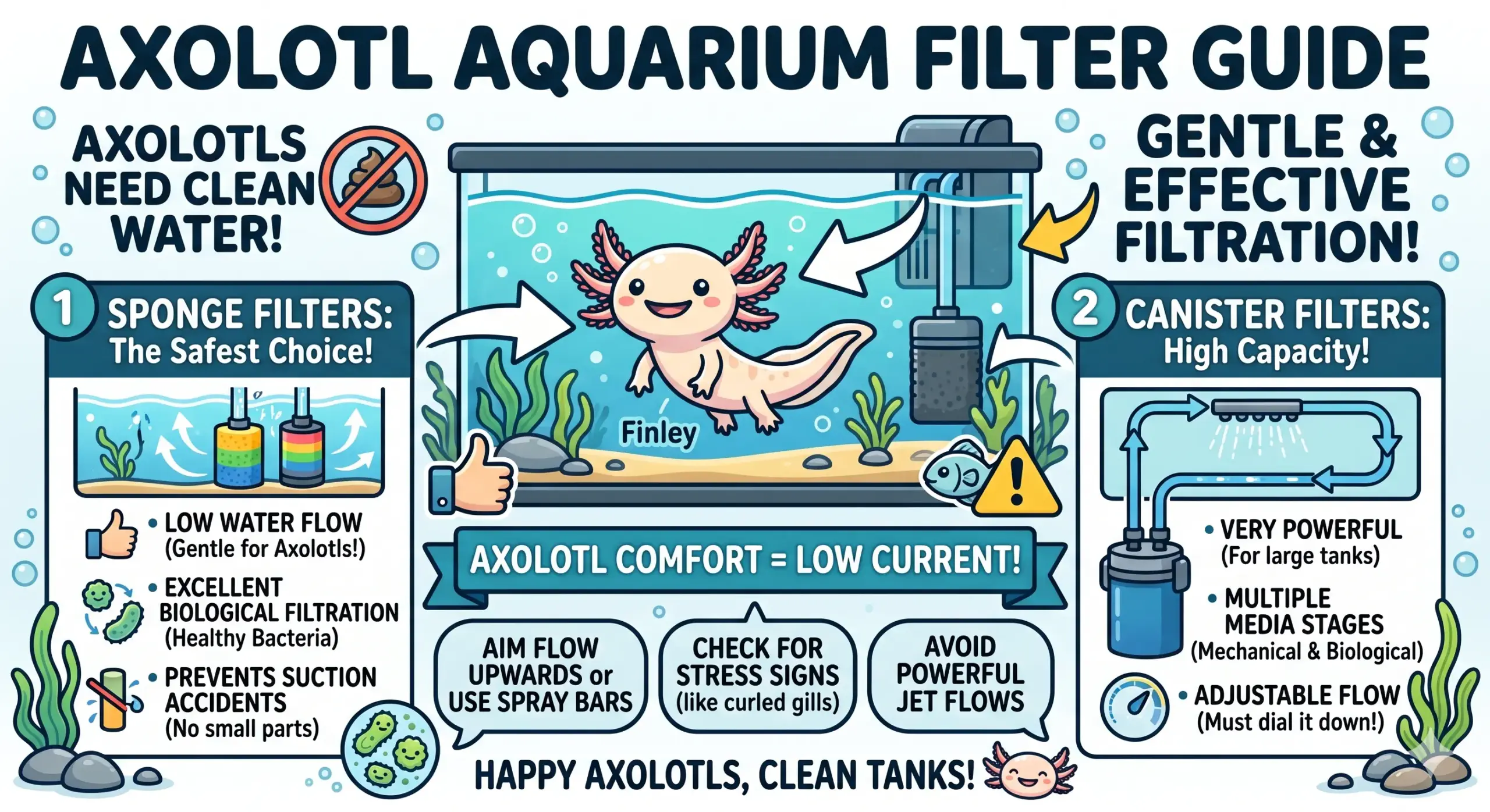 Axolotl Aquarium Filter