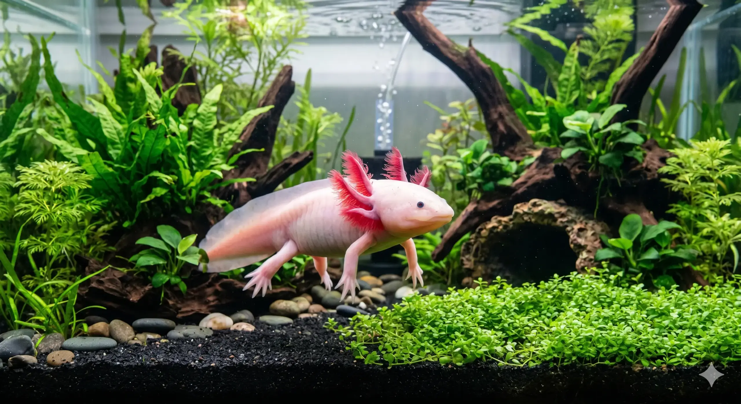 Axolotl Feeding