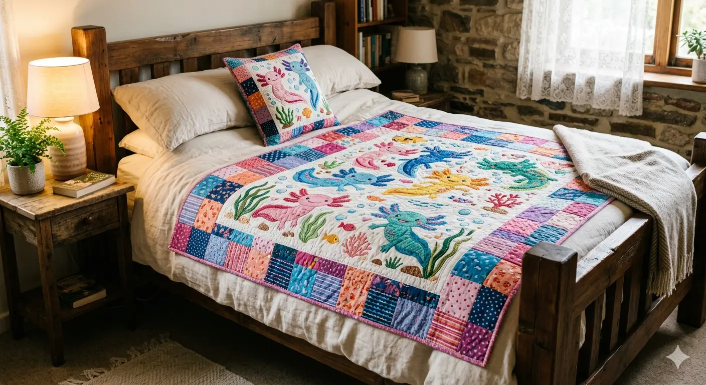 Axolotl Quilt Pattern