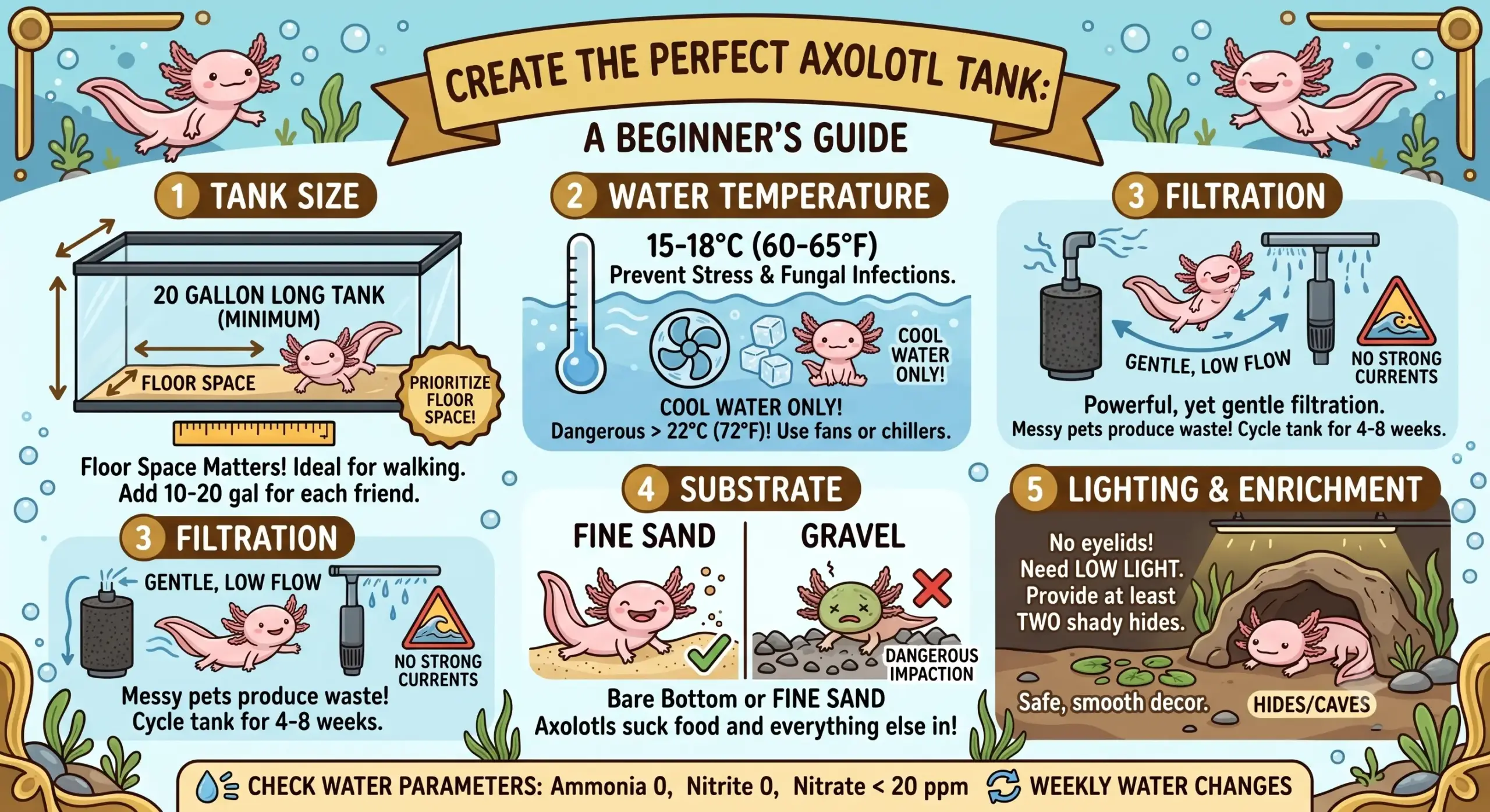 Axolotl Tank
