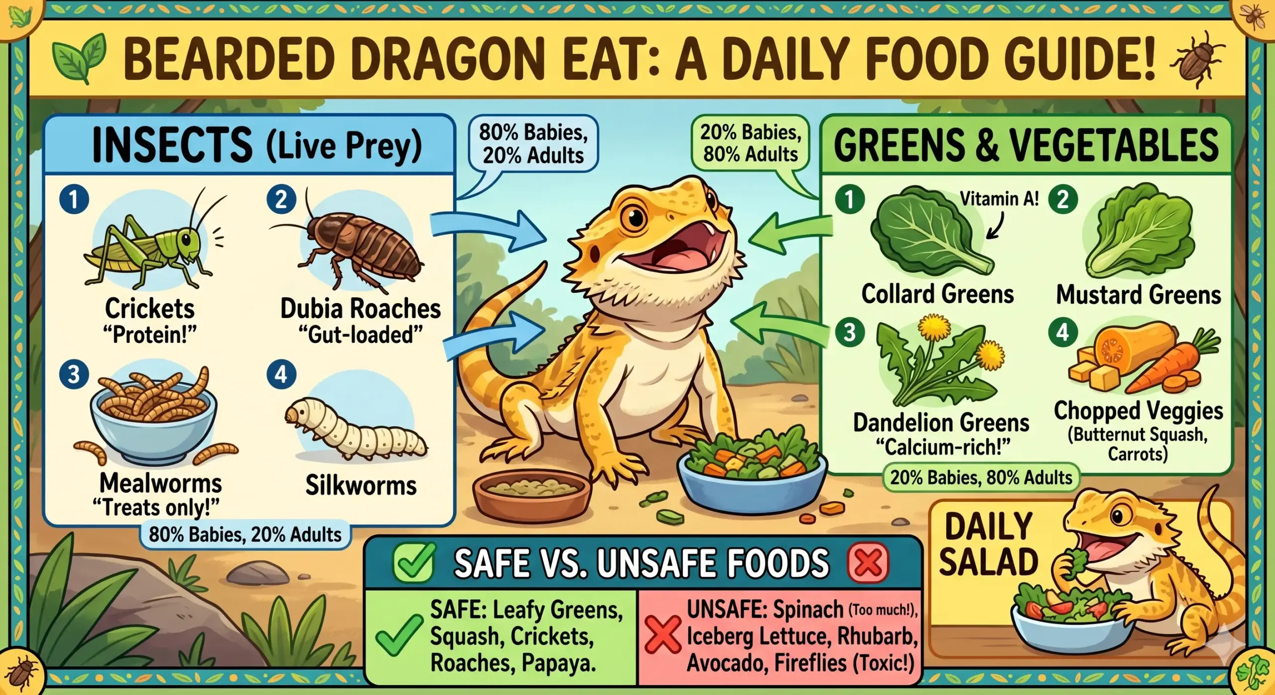 Bearded Dragon Eat