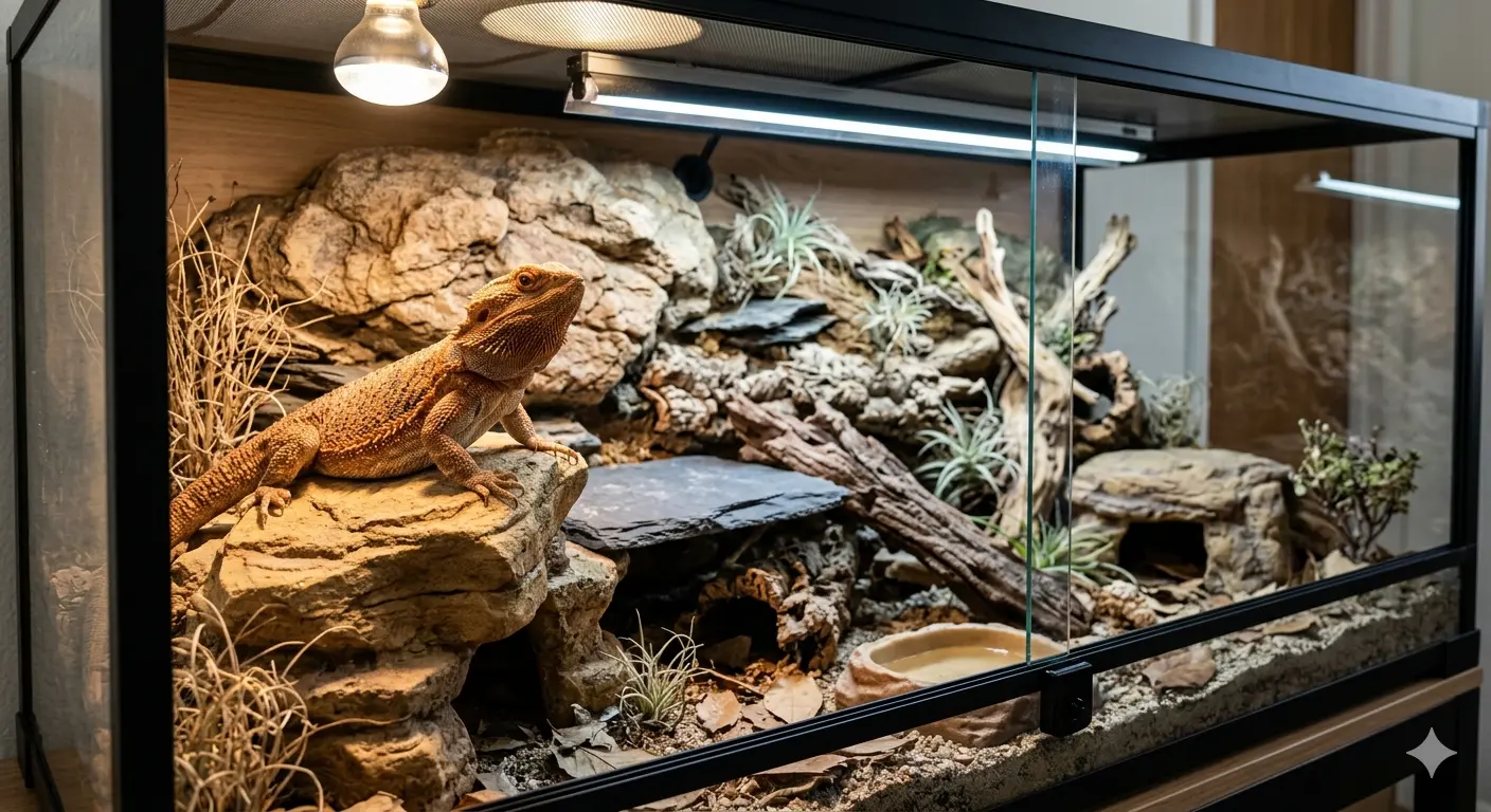 Bearded Dragon Habitat Setup
