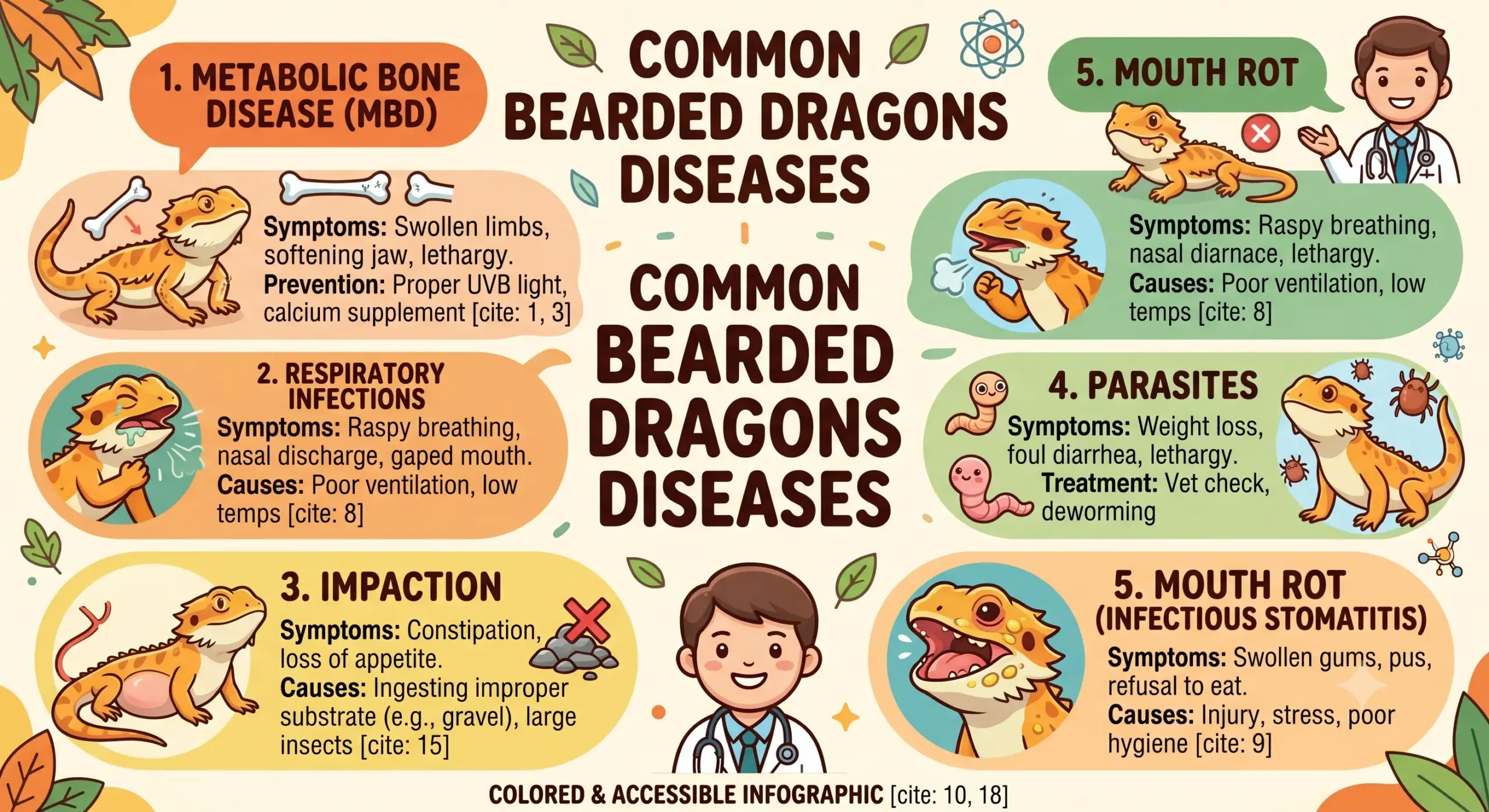 Bearded Dragons Diseases