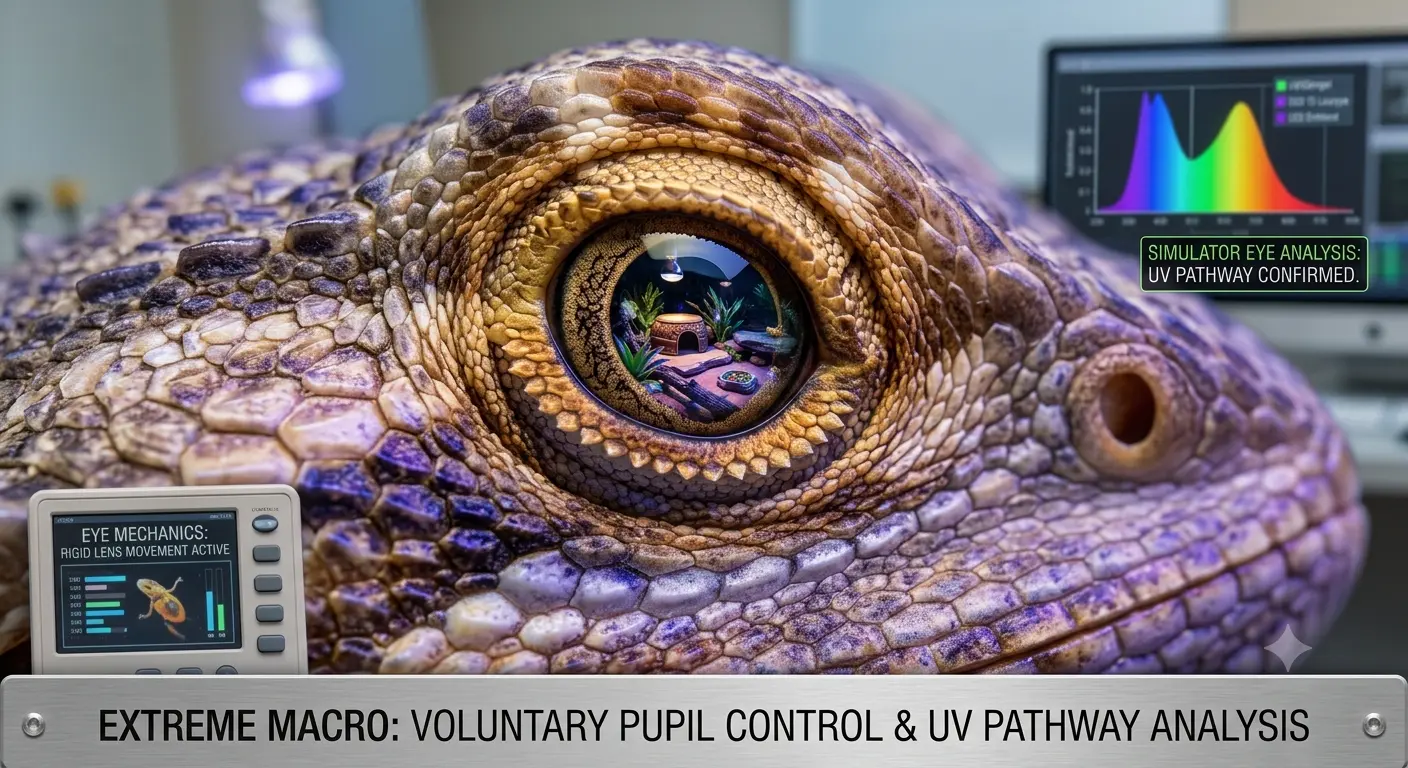 bearded dragon vision simulator eye close up details