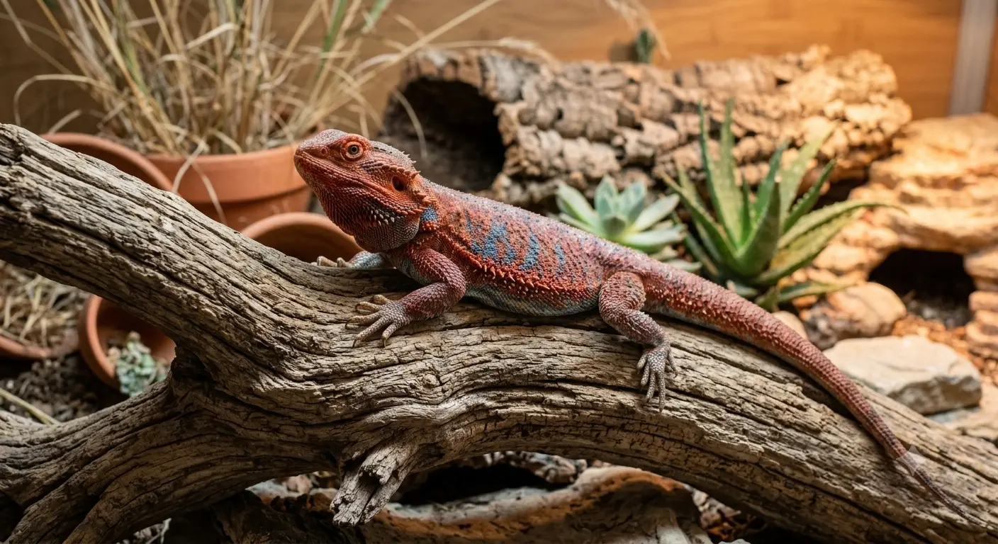 blue flame red bearded dragon
