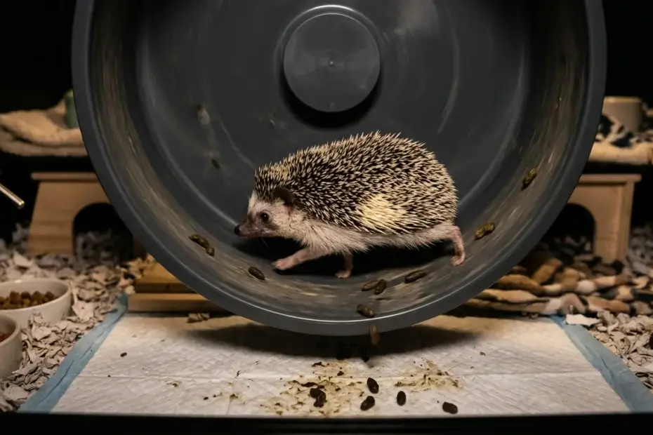 how often do hedgehogs poop