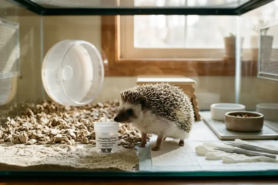 is hedgehog poop dangerous