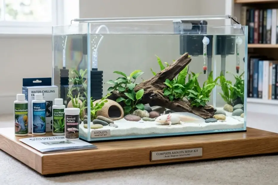 Axolotl Tank Setup Kit: 7 Easy Budget Choices 5 axolotl tank setup kit
