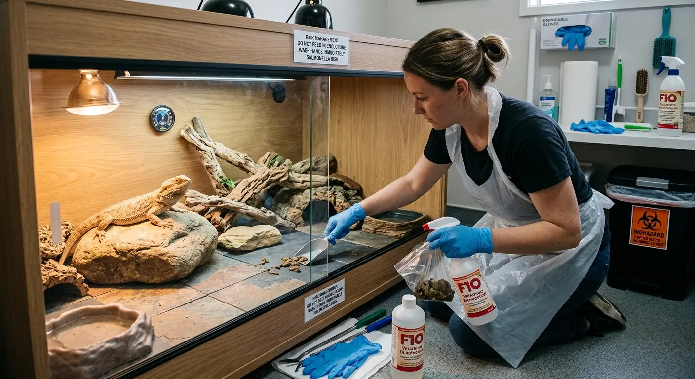 Is bearded dragon poop toxic risk management and terrarium cleaning